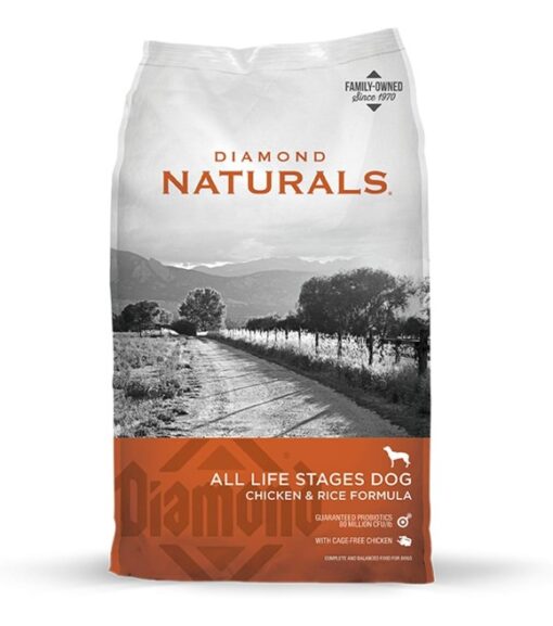 Diamond Naturals Adult Chicken Rice Dog Food 40-Lb Can