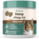 Naturvet Hemp Allergy Aid Soft Chews, 30-Day Supply For Cats