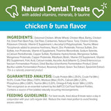 Whimzees Chicken & Tuna Dental Cat Treats, 2 oz.