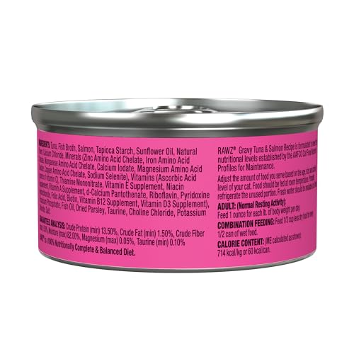 Rawz Minced Canned Cat Food, 3 oz.