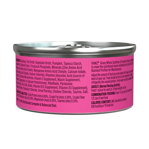 Rawz Minced Canned Cat Food 3 oz Can