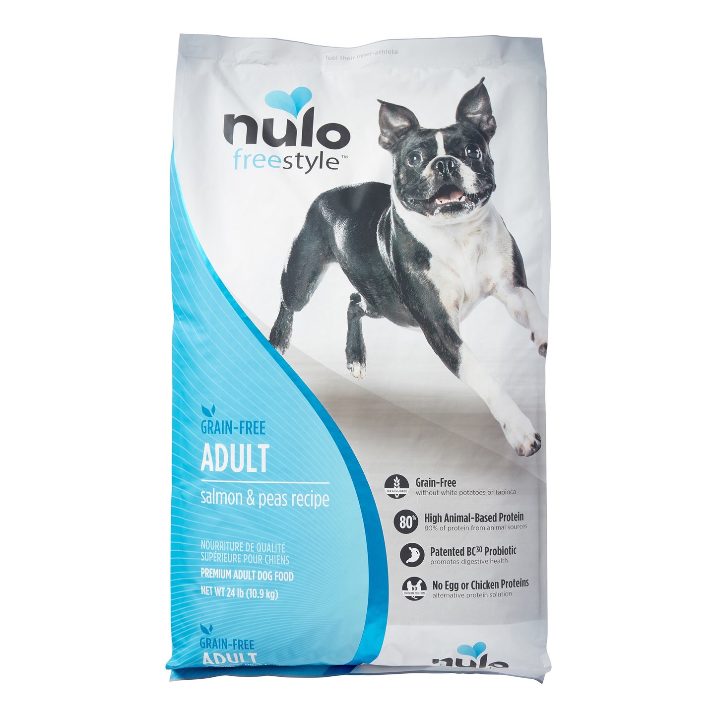Nulo FreeStyle Salmon & Peas Grain-Free Adult Dry Dog Food, 24 lbs.