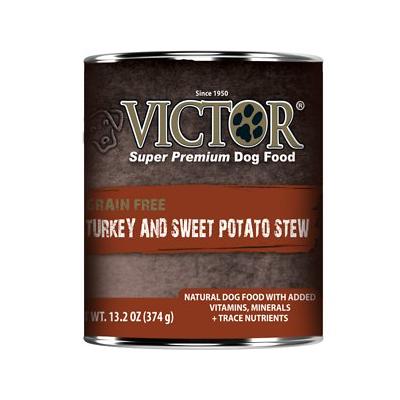 Victor Grain Free Turkey & Sweet Potato Stew Canned Dog Food 13.2-oz, Case Of 12
