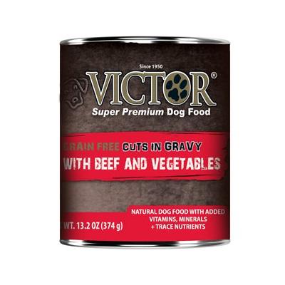 Victor Grain-Free Beef & Vegetables Stew Canned Dog Food, 13.2 oz.