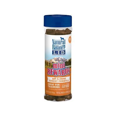 Natural Balance Limited Ingredient Mini-Rewards Turkey Grain-Free Dog Training Treats, 5.3 oz.