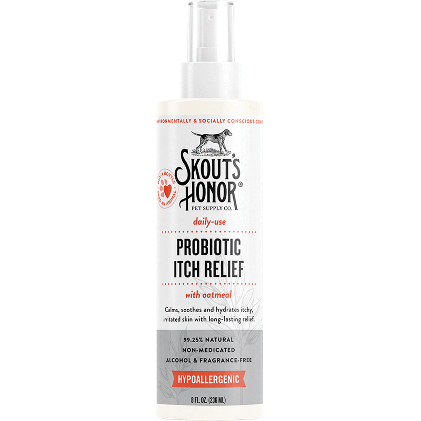 Skout's Honor Probiotic Anti-Itch Spray for Pets, 8 oz.