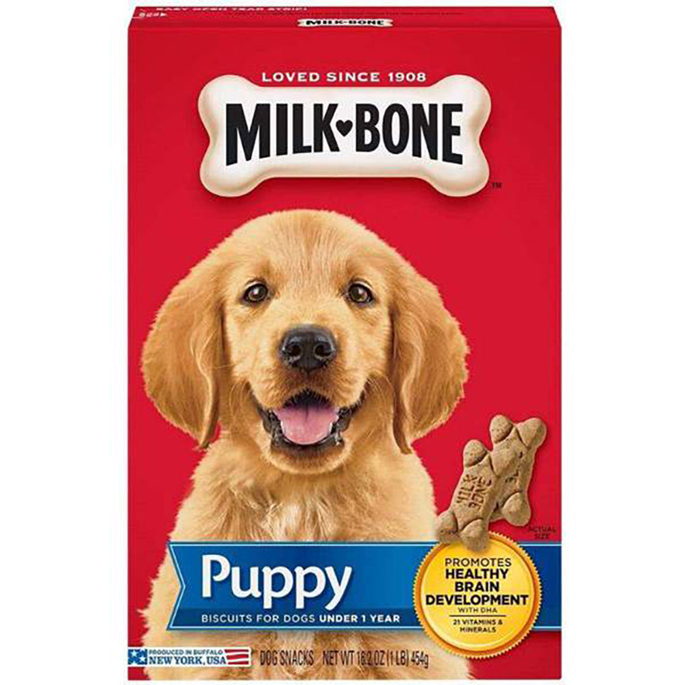 Milk-Bone Puppy Formula Dog Biscuits, 16 oz.