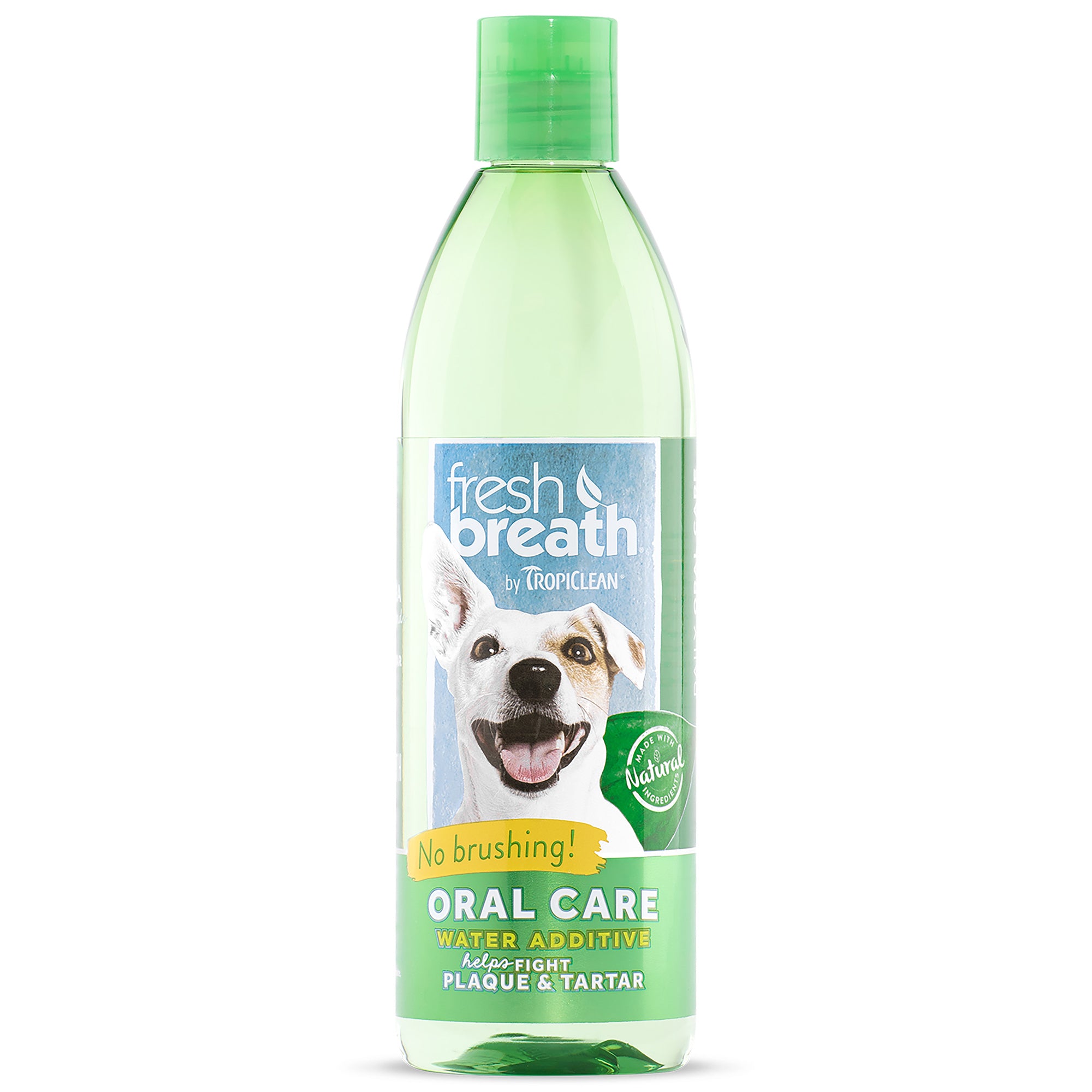 TropiClean Fresh Breath Oral Care Water Additive for Dogs, 16 oz.