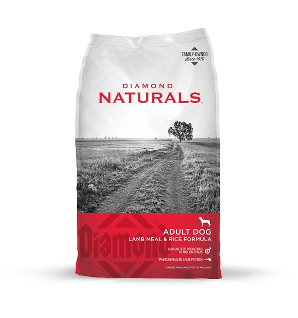Diamond Naturals Adult Lamb & Rice Dry Dog Food, 6 lbs.