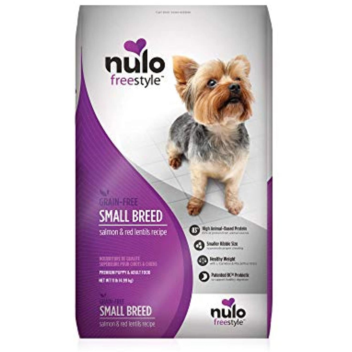 Nulo FreeStyle Small Breed Salmon & Red Lentils Grain-Free Dry Dog Food, 11 lbs.