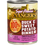 Evanger'S Duck & Sweet Potato Wet Dog Food 12.5 oz Can