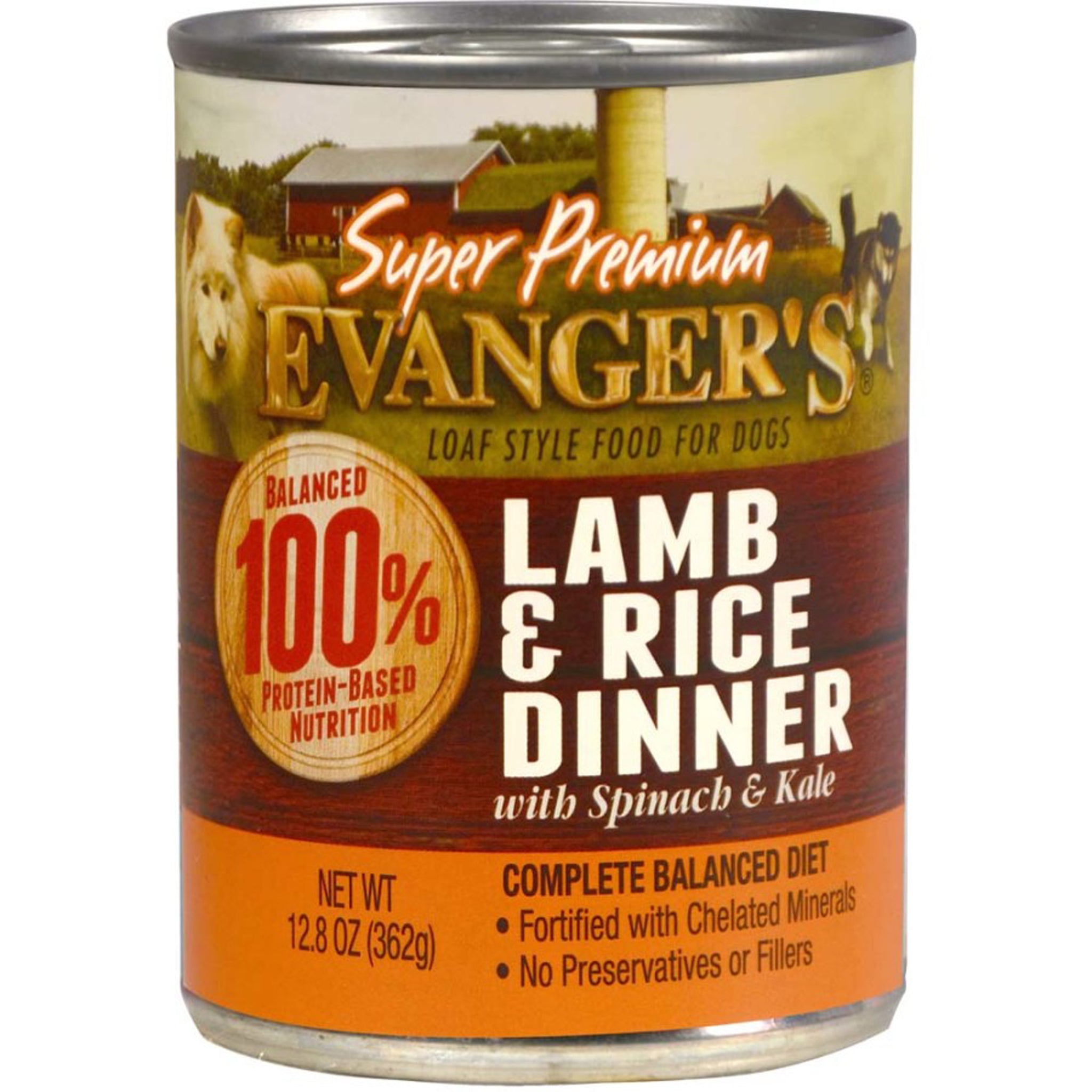 Evanger'S Lamb & Rice Dinner Wet Dog Food, 12 lbs Can