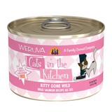 Cats in the Kitchen Kitty Gone Wild Salmon Au Jus Wet Cat Food, 6 oz.