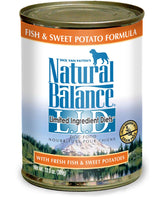 Natural Balance Limited Ingredient Sweet Potato & Salmon Wet Dog Food, 13 oz.