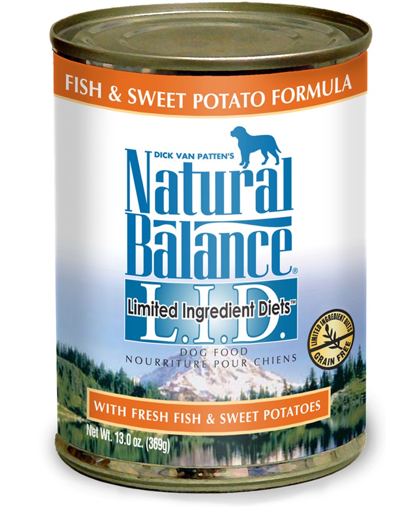 Natural Balance Limited Ingredient Sweet Potato & Salmon Wet Dog Food, 13 oz.