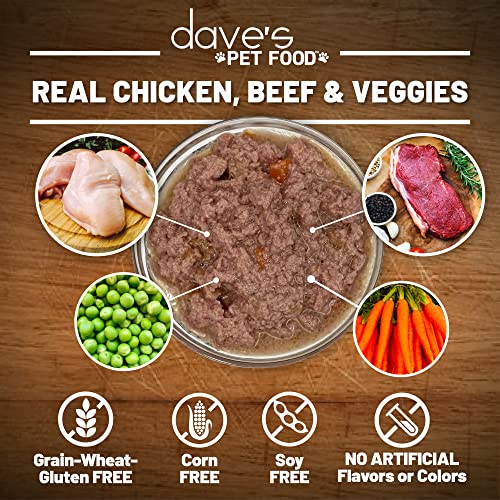 Dave's Pet Food Gravylicious Chicken & Beef Wet Cat Food, 12 oz.