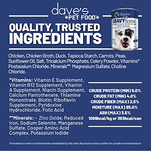 Dave's Pet Food Gravylicious Chicken & Duck Wet Cat Food