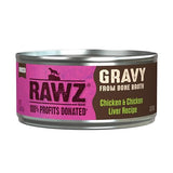 Rawz Chicken & Chicken Liver in Gravy Canned Cat Food, 5.5 oz.