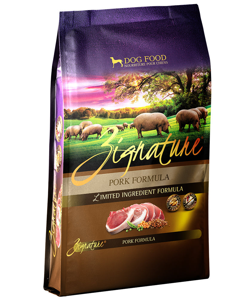 Zignature Pork Limited Ingredient Formula Grain-Free Dry Dog Food, 25 lbs.