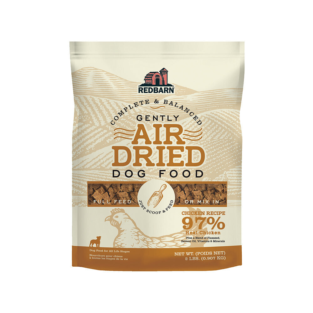 Redbarn Air-Dried Chicken Recipe High Protein Dog Food, 2 lbs.