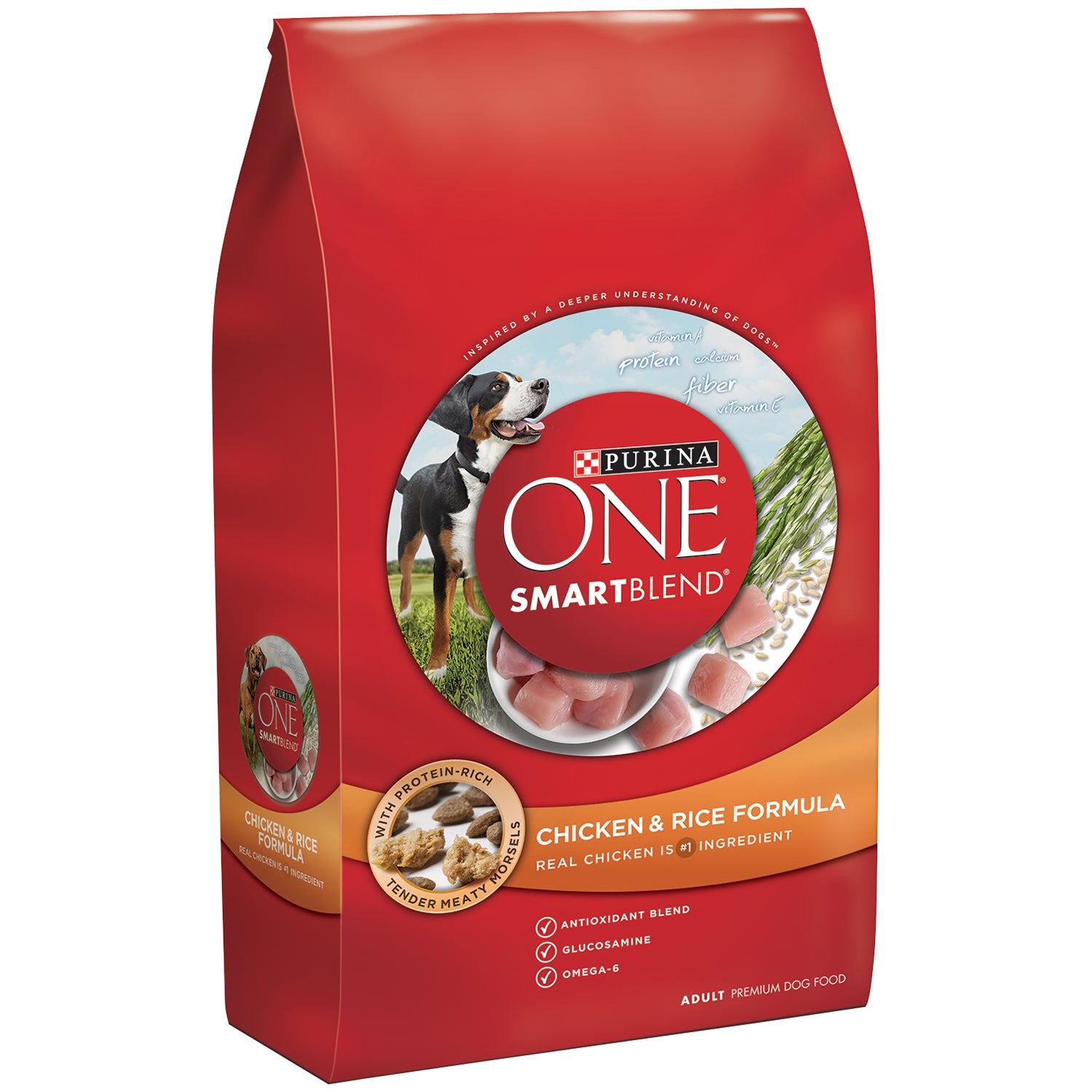 Purina ONE High Protein Chicken & Rice Dry Dog Food, 31.1 lbs.