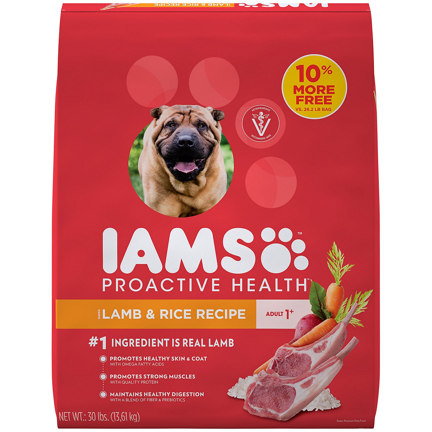 Iams ProActive Health MiniChunks Dry Dog Food, 30 lbs.