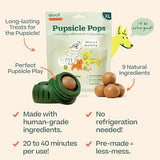 Woof Dog Beef Peanut Butter Pops Xlarge 12 oz
