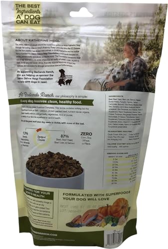 Badlands Ranch Superfood Complete Beef Dog Food, 24 oz