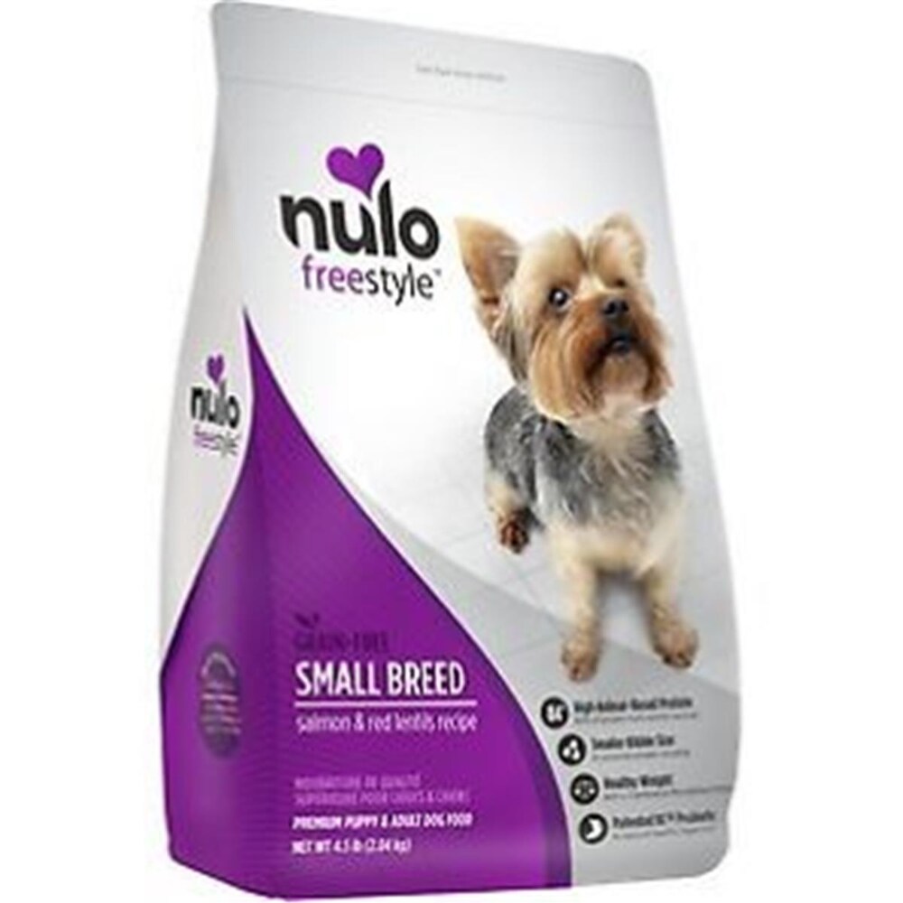Nulo FreeStyle Small Breed Salmon & Red Lentils Grain-Free Dry Dog Food, 4.5 lbs.