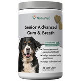 NaturVet Senior Advanced Gum & Breath Soft Chews for Cats