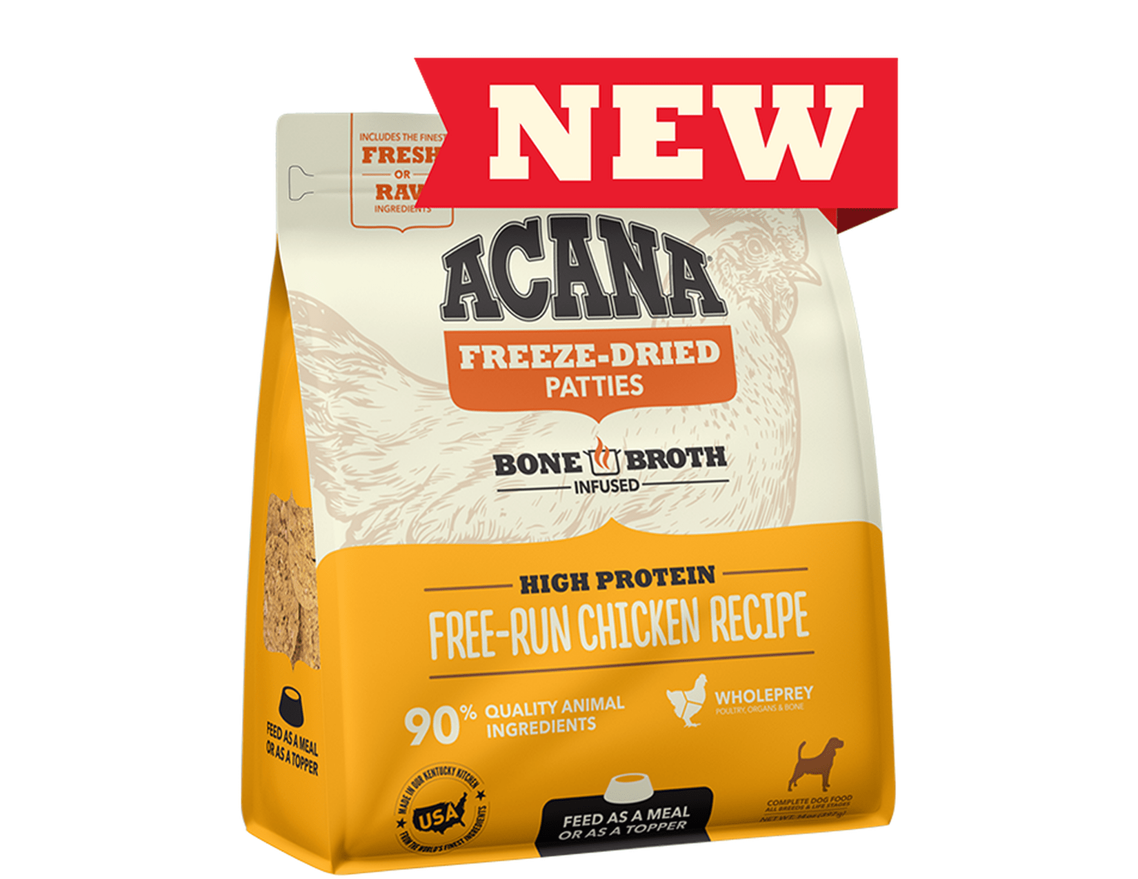 Acana Freeze Dried Chicken Morsels Dog Food, 8 oz