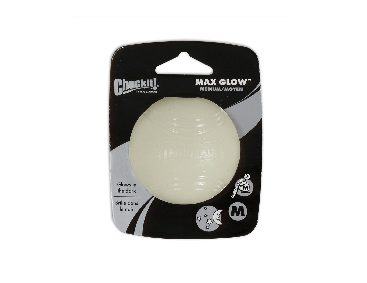 Chuckit! Max Glow Ball Medium - Fetch Toy For Dogs