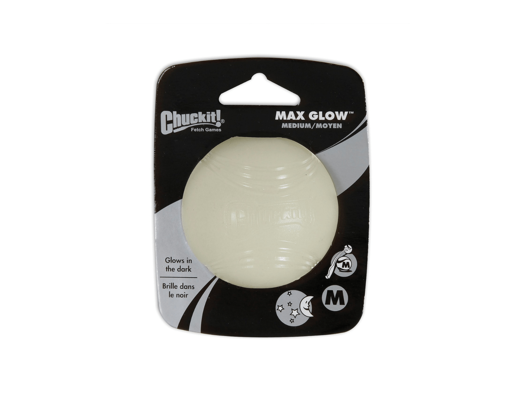 Chuckit! Max Glow Ball Medium - Fetch Toy For Dogs