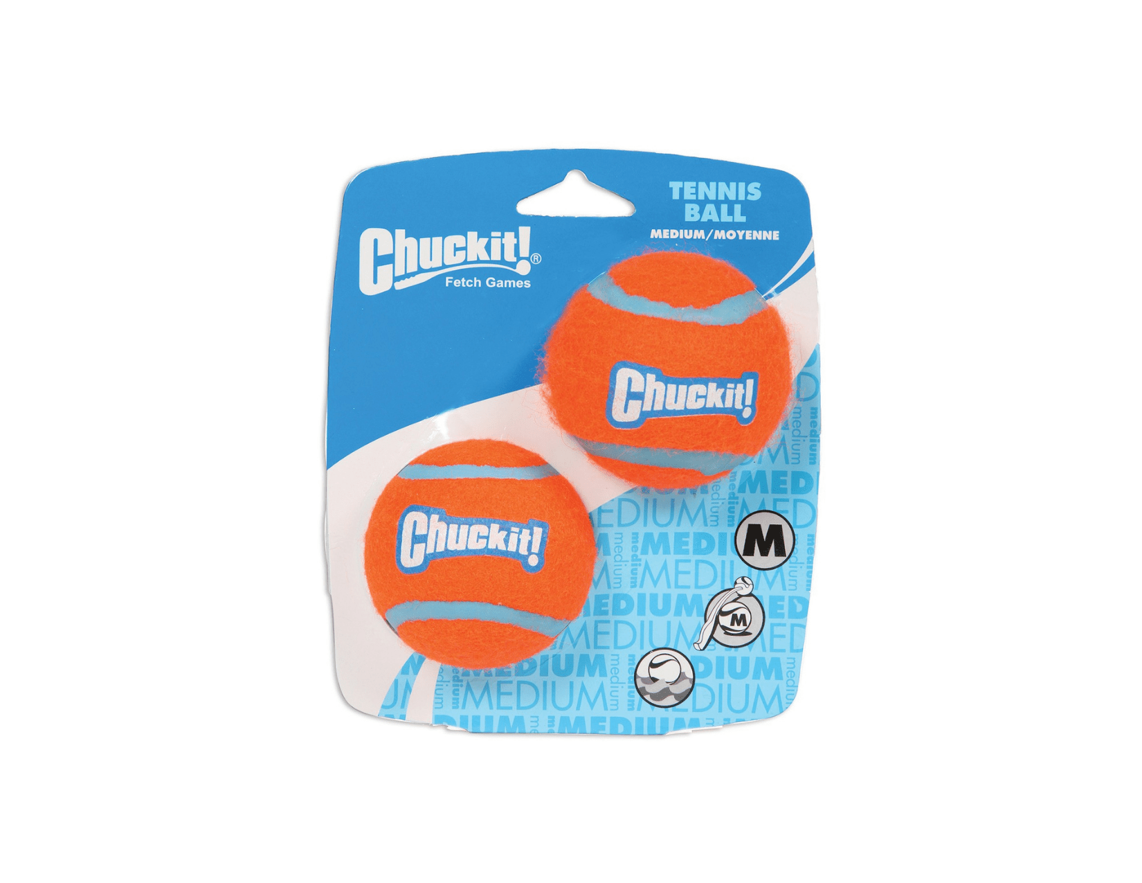Chuckit! Tennis Balls for Dogs, Medium (2 Pack)