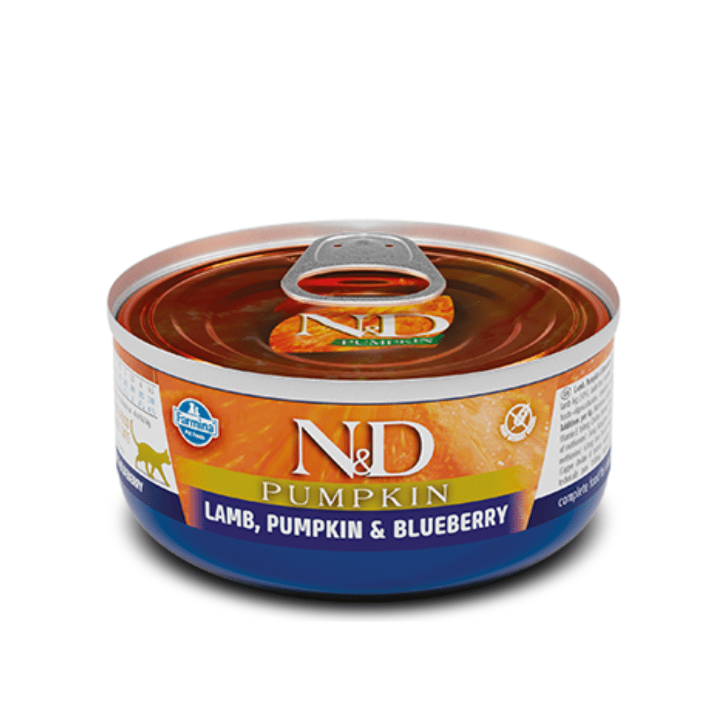 Farmina N&D Pumpkin Lamb & Blueberry Wet Cat Food, 2.46-oz Can