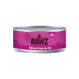 Rawz 96% Duck & Duck Liver Pate Wet Cat Food, 5.5 oz.