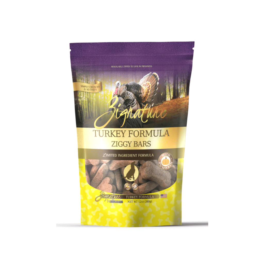 Zignature Turkey Formula Dog Biscuit Treats, 12 oz.