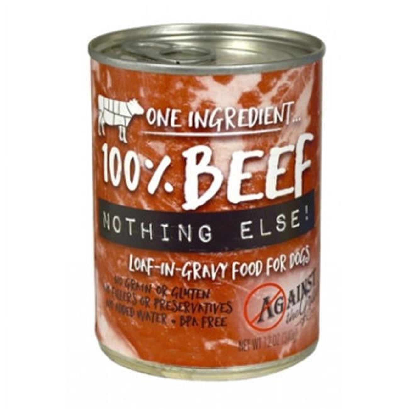 Against The Grain 100% Beef Dog Food, 11 oz