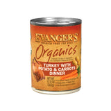 Evanger'S Organic Turkey, Potato & Carrots Dog Food 12.5 oz