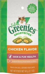 Feline Greenies SmartBites Roasted Chicken Flavor Cat Treats, 2.1 oz.
