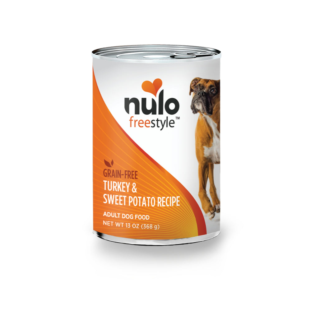 Nulo FreeStyle Turkey & Sweet Potato Grain-Free Canned Dog Food, 13 oz.
