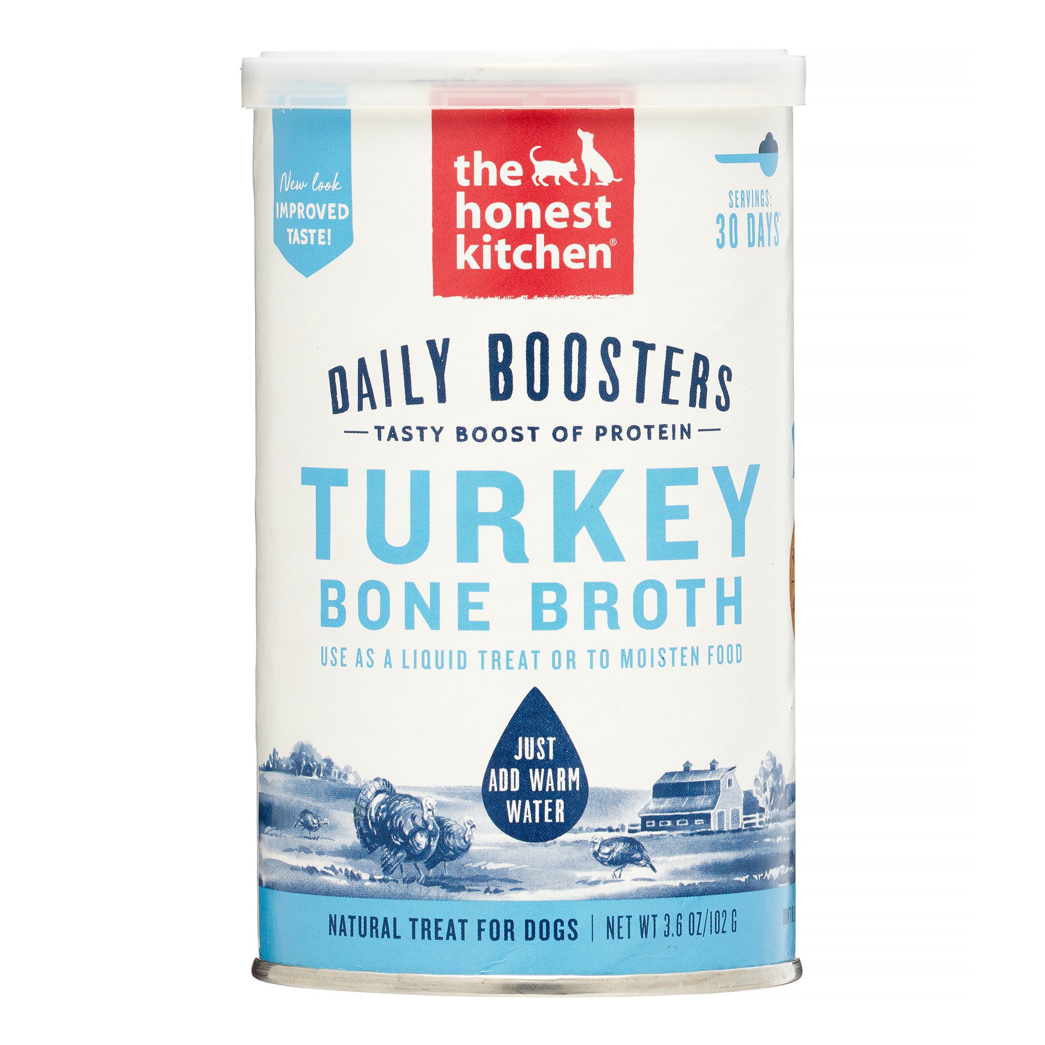 The Honest Kitchen Instant Turkey Bone Broth for Dogs, 3.6 oz.