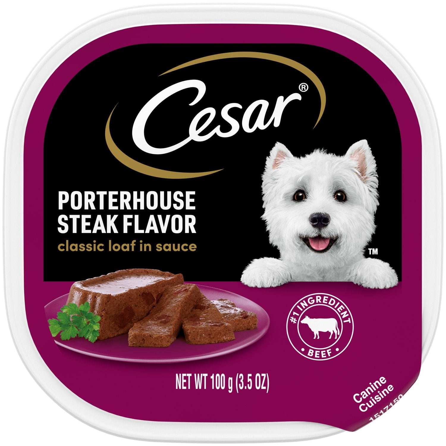 Hammers And Heels Porterhouse Steak Wet Dog Food, 3.5 oz.