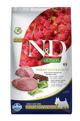 Farmina N&D Quinoa Weight Management Lamb & Broccoli Dry Dog Food, 5.5 lbs.