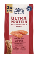 Natural Balance Ultra Protein Salmon & Chicken Meal Dry Cat Food, 3 lbs.