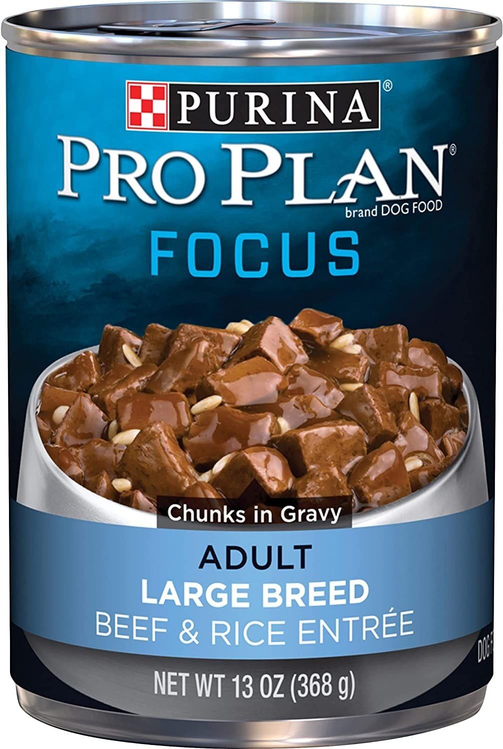 Purina Adult Large Breed Beef & Rice Entree Canned Dog Food, 13 oz.