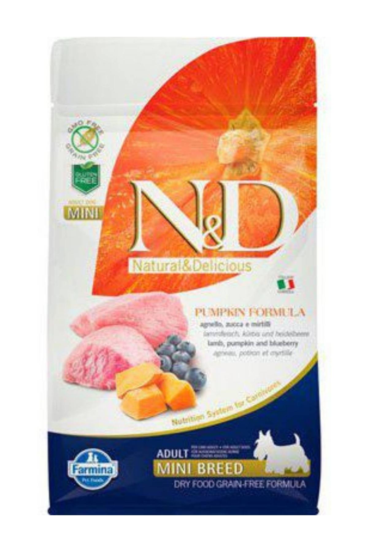 Farmina N&D Pumpkin Lamb & Blueberry Mini Dry Dog Food, 5.5 lbs.