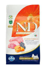 Farmina N&D Pumpkin Lamb & Blueberry Mini Dry Dog Food, 5.5 lbs.