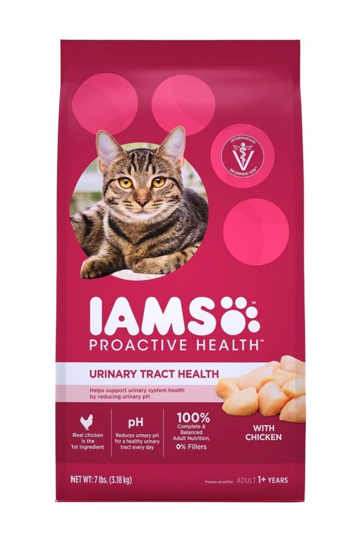 Iams Urinary Tract Health Chicken Cat Food, 7 Lb