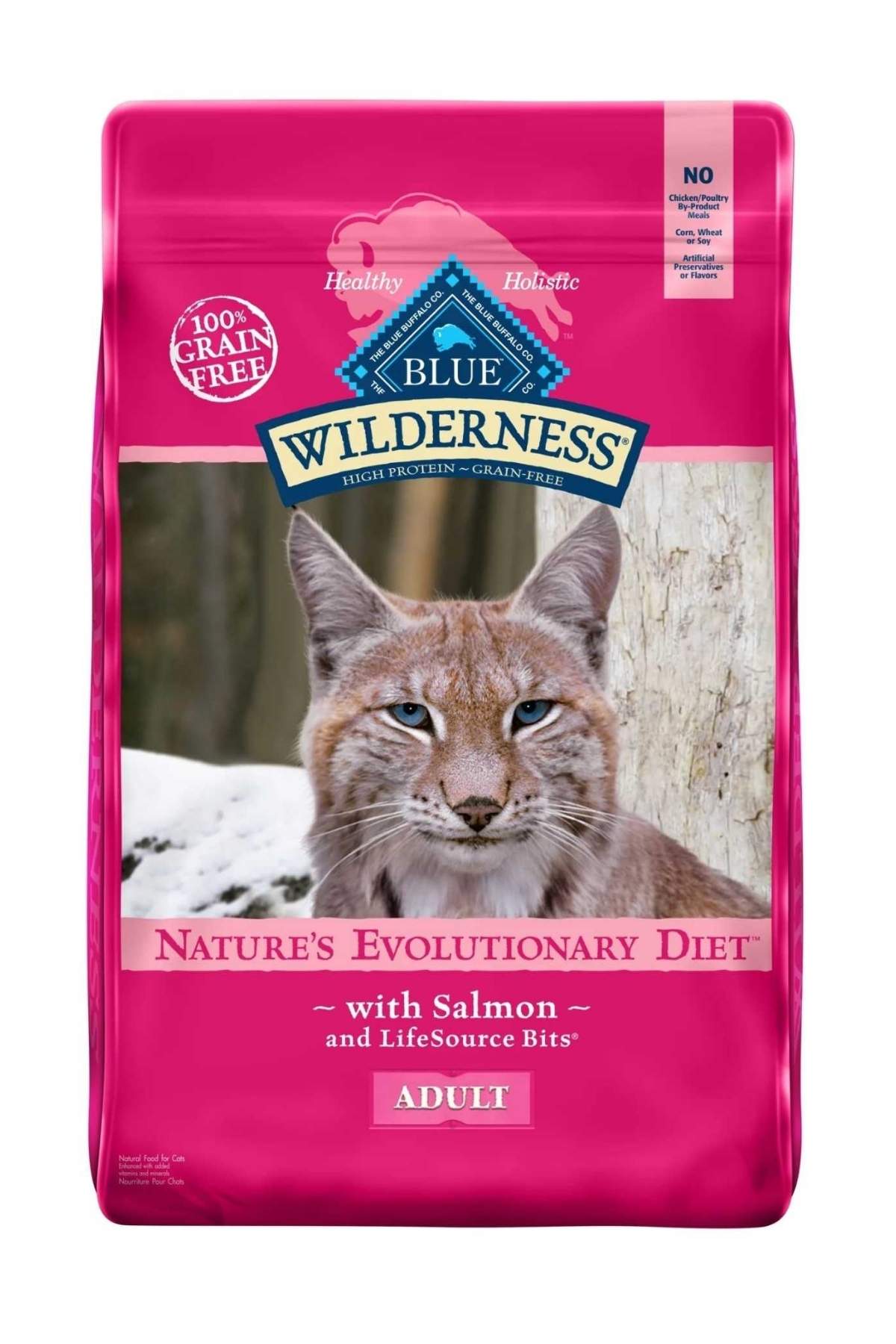 Blue Buffalo Wilderness High-Protein Salmon Dry Cat Food, 11 lbs.